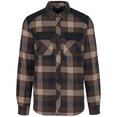 Men’s checked shirt with pockets